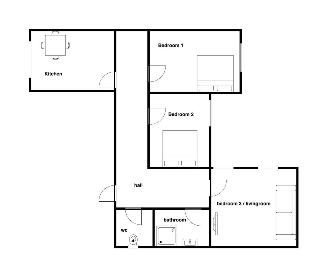 Lacplesa Downtown New 2-Bedroom Apartment Рига Екстер'єр фото